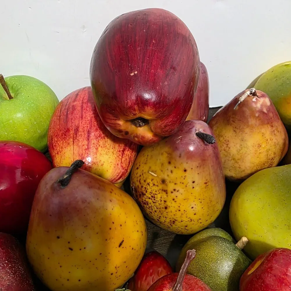 Faux Fruits Collection Realistic Background Display Artificial  Approx 50 pcs